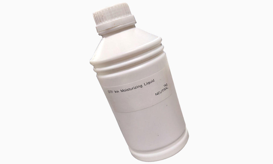 Capacidade líquida hidratante de tinta DTF de cor transparente 1L para bocal de impressão Epson