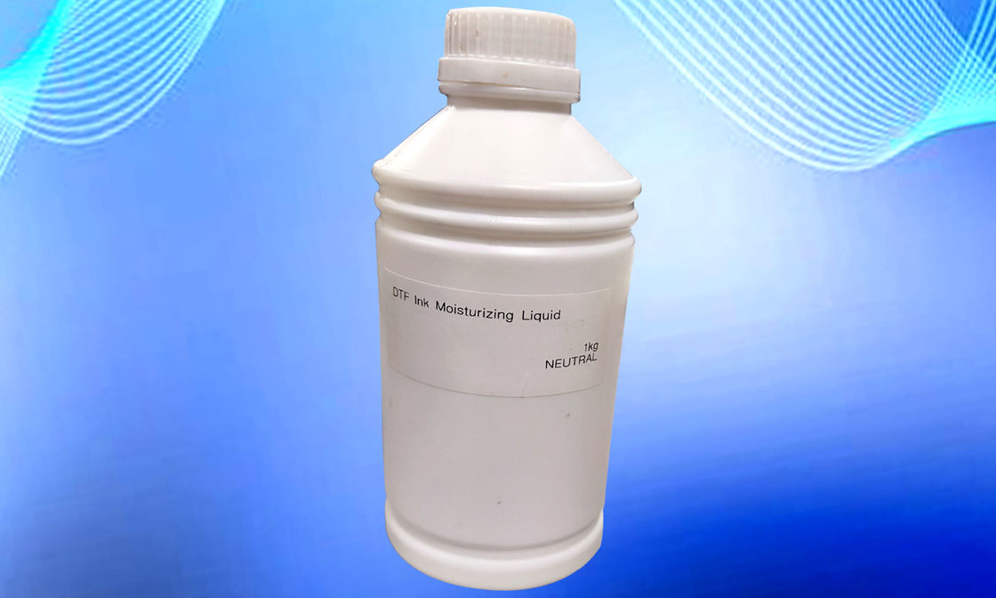Capacidade líquida hidratante de tinta DTF de cor transparente 1L para bocal de impressão Epson