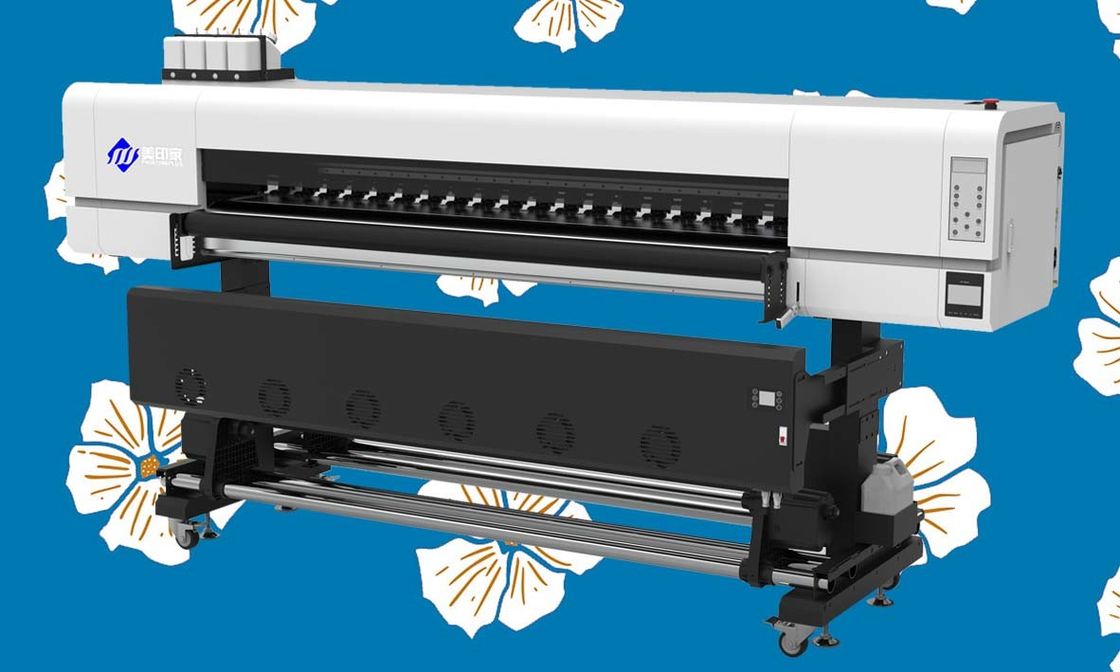 Boa permeabilidade Impressora de grande formato 192 CM YMCK Impressora de sublimação de corantes para gestão de cores