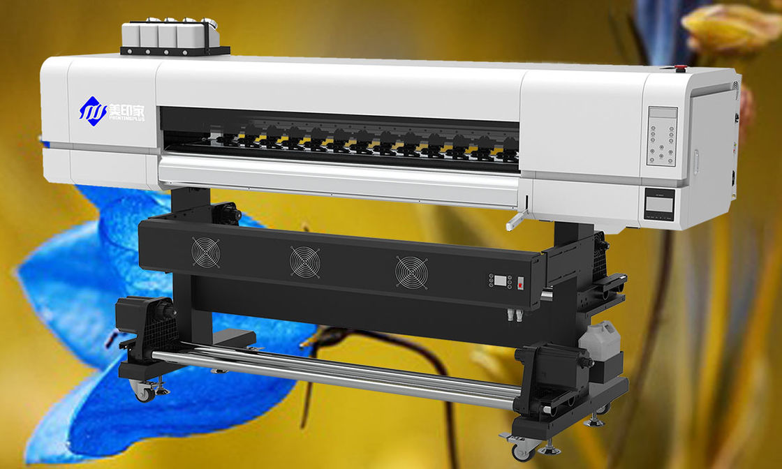 Impressora de tinta à base de água com solvente ecológico com interface de cabo L 2485 X W 955 X H 1573 MM
