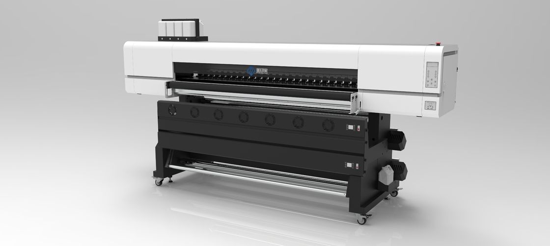 Impressora a jato de tinta de sublimação de corantes industriais L2985xW928xH1573mm Velocidade de impressão 4 Pass 35m2/hora 6pass:25m2/hora 8pass:16m2/hora