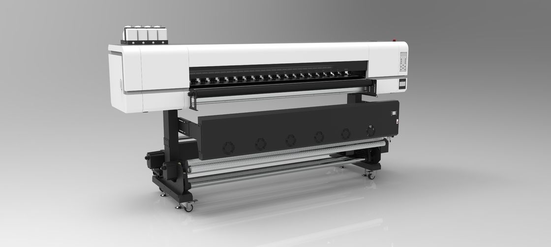 Impressora de sublimação de corantes de grande formato com cartuchos de tinta de 5 litros e impressão de 192 cm