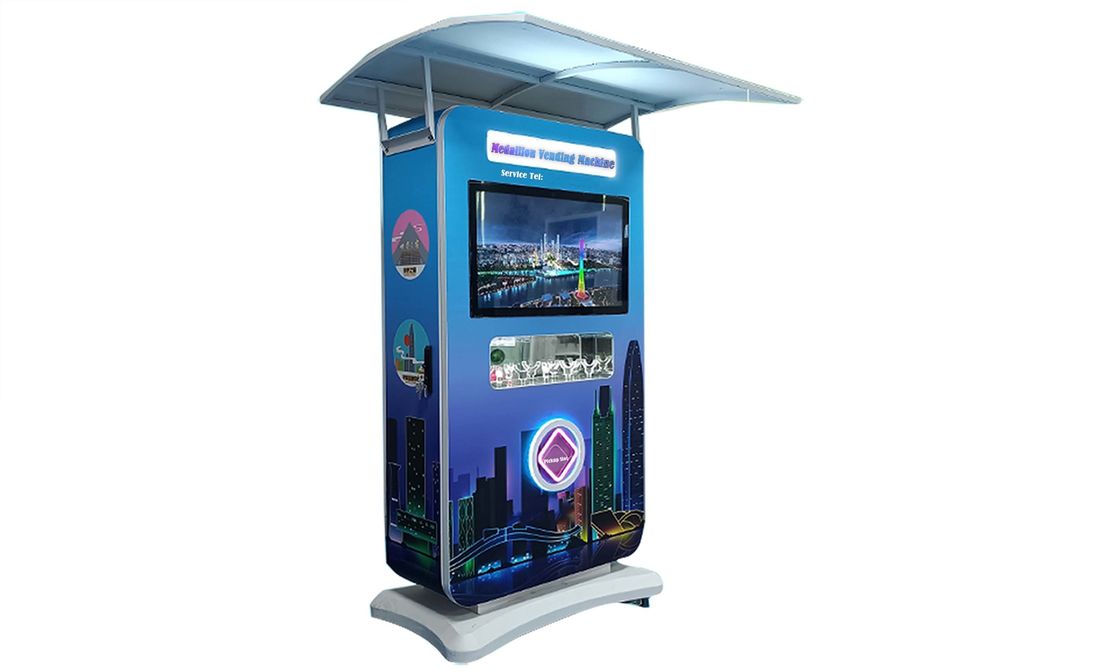 100 peças / canal personalizar variedade de cor máquina automática de venda de souvenirs