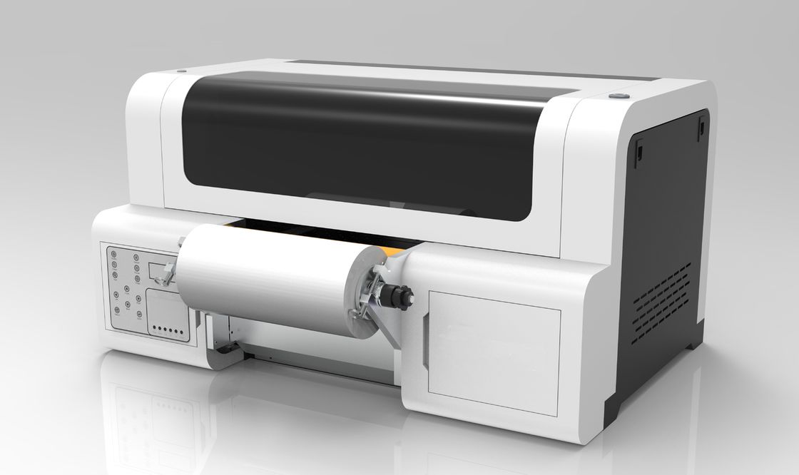 Impressora UV DTF de tinta multicolor com sistema de aquecimento de rolos e software Maintop6.1 RIP