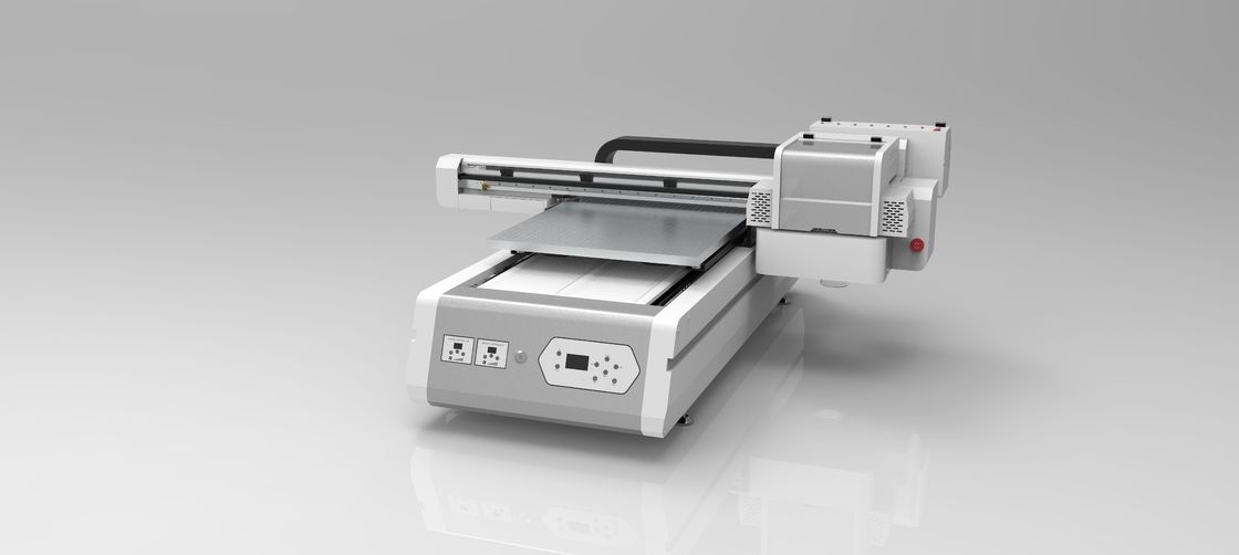 Tinta branca THK Linear Guide Rail UV Flatbed Printer para área de impressão até 600x900 MM
