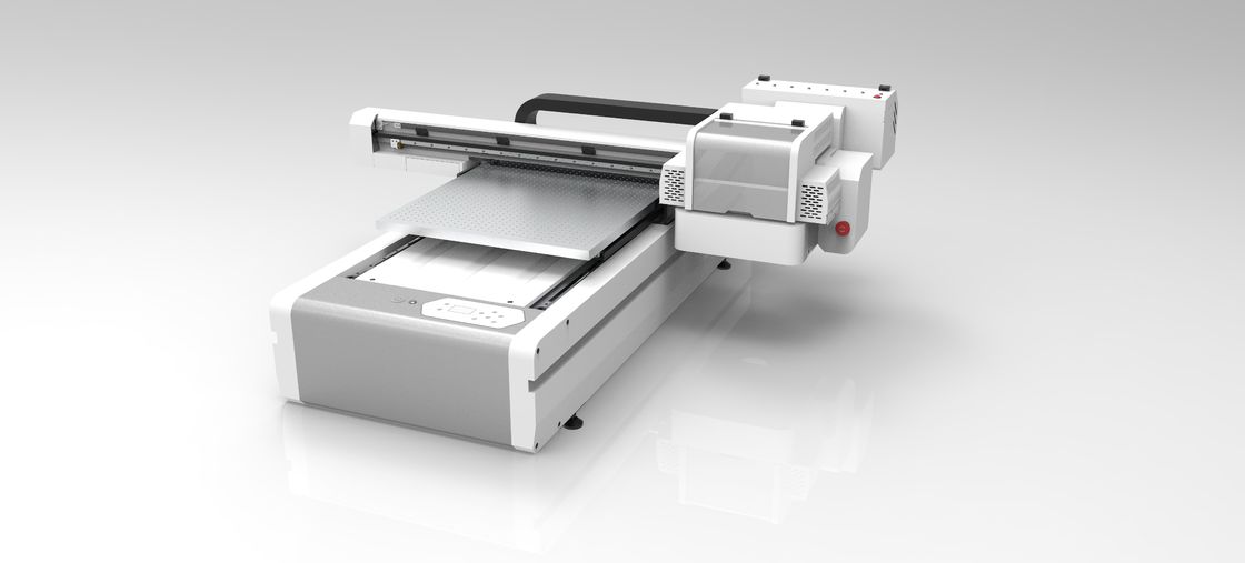 Tinta branca THK Linear Guide Rail UV Flatbed Printer para área de impressão até 600x900 MM