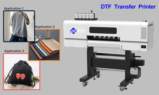 Impressora DTF de película PET de 620 mm com cabeça de impressão EPSON-I3200 A1 200 kg peso líquido