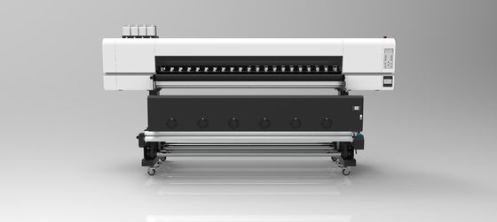 Impressora a jato de tinta de sublimação de corantes industriais L2985xW928xH1573mm Velocidade de impressão 4 Pass 35m2/hora 6pass:25m2/hora 8pass:16m2/hora