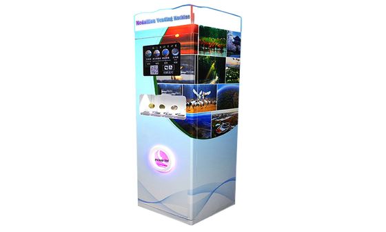 Máquinas automáticas de venda automática de emblema comemorativo multicolor